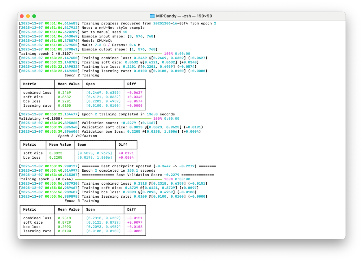 Recovery screenshots